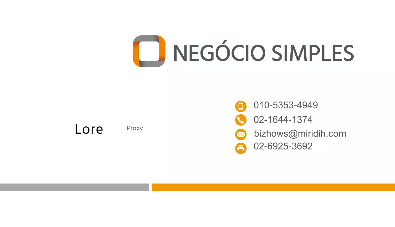 Negócio simples