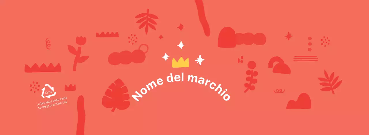 Rosso Carino Illustrazione Forme Modelli