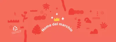 Rosso Carino Illustrazione Forme Modelli