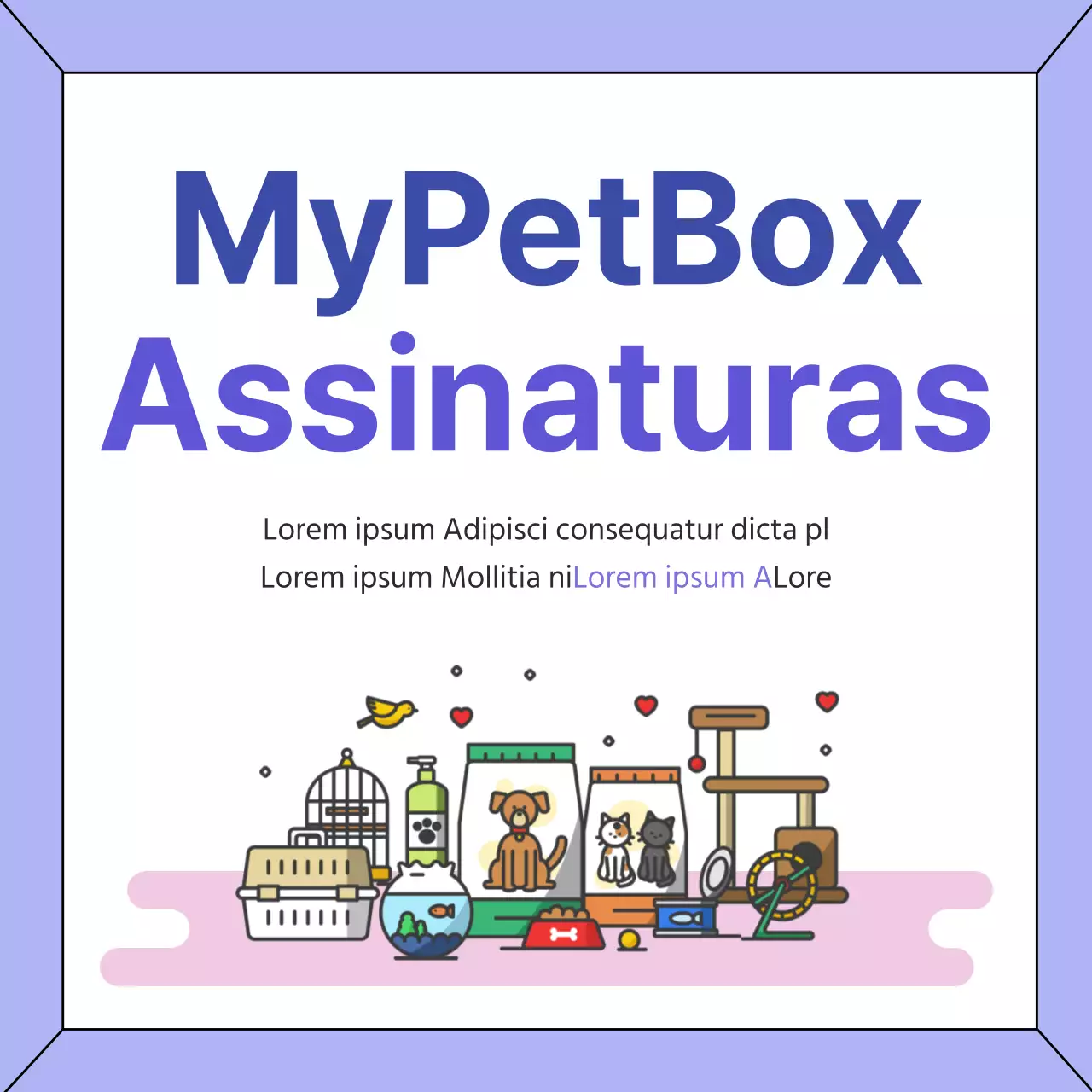 Promova o seu serviço de subscrição de caixas para animais de estimação