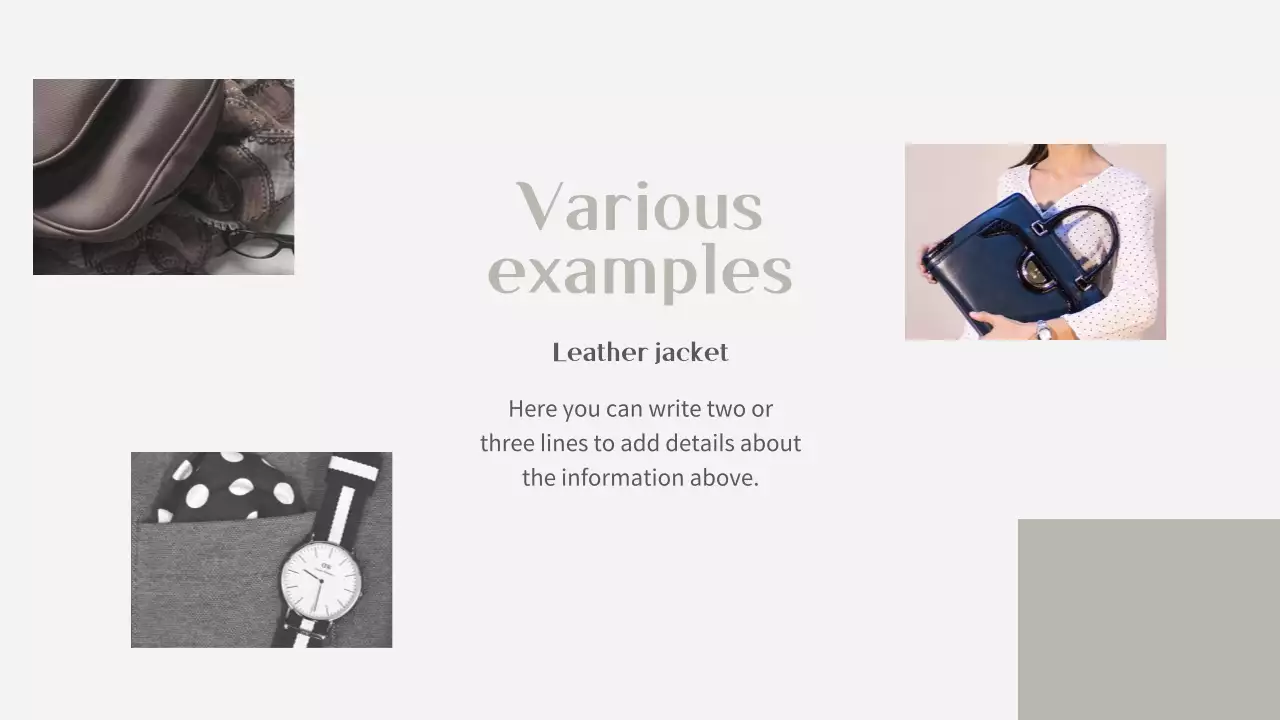 Design for school presentations