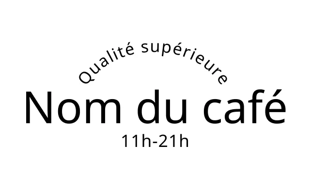 16 autocollants de café