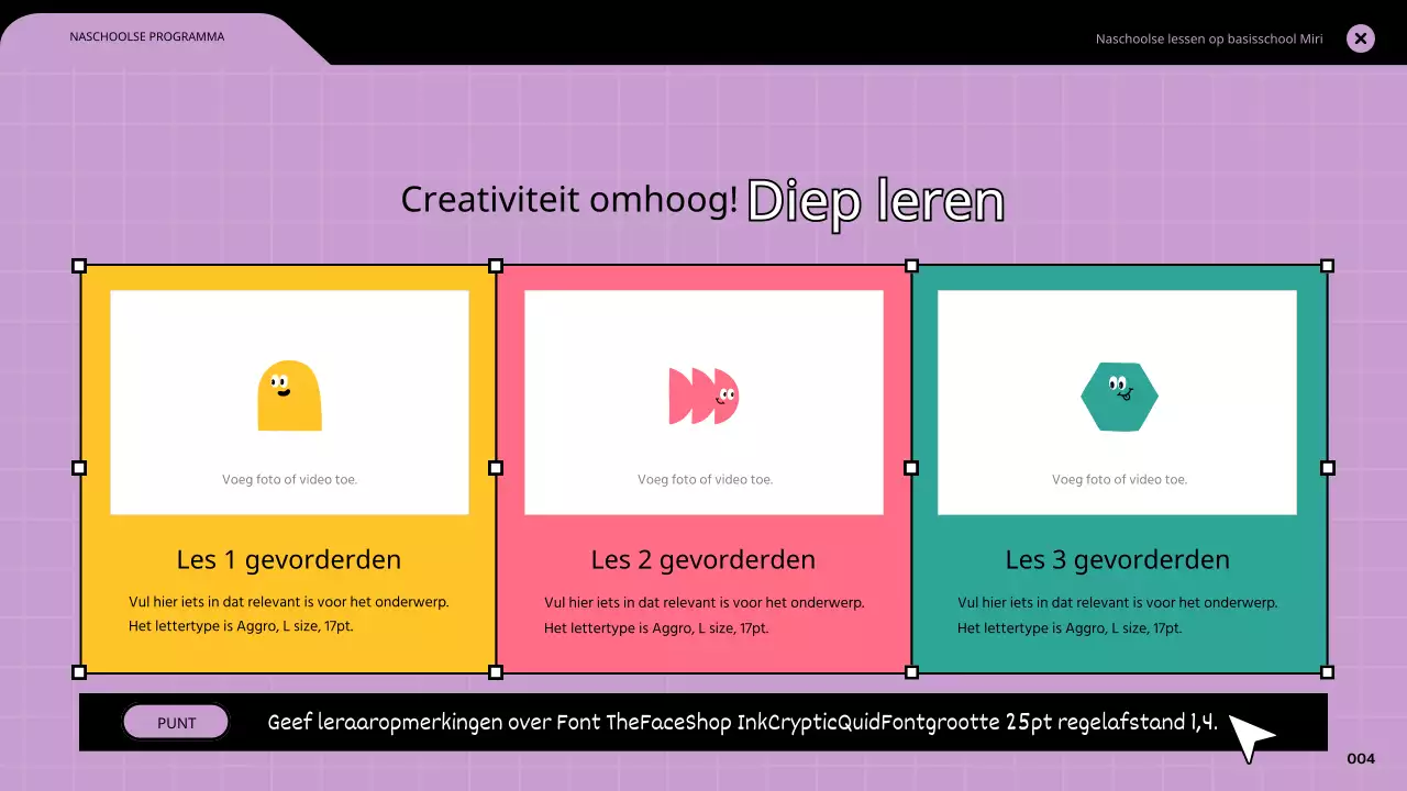 Computer Graphics-lessen in kleurrijke browserframes