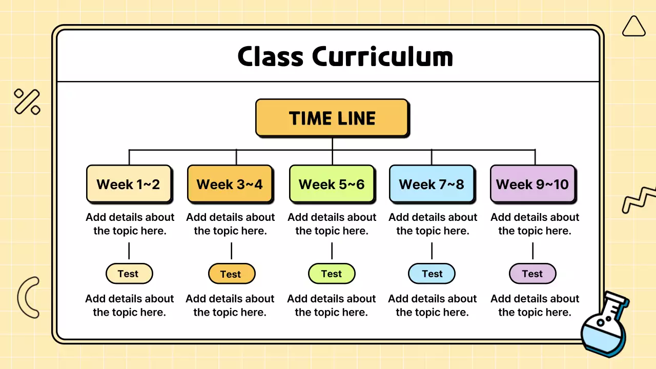 Đề xuất kế hoạch hoạt động lớp học minh họa khoa học đầy màu sắc và dễ thương