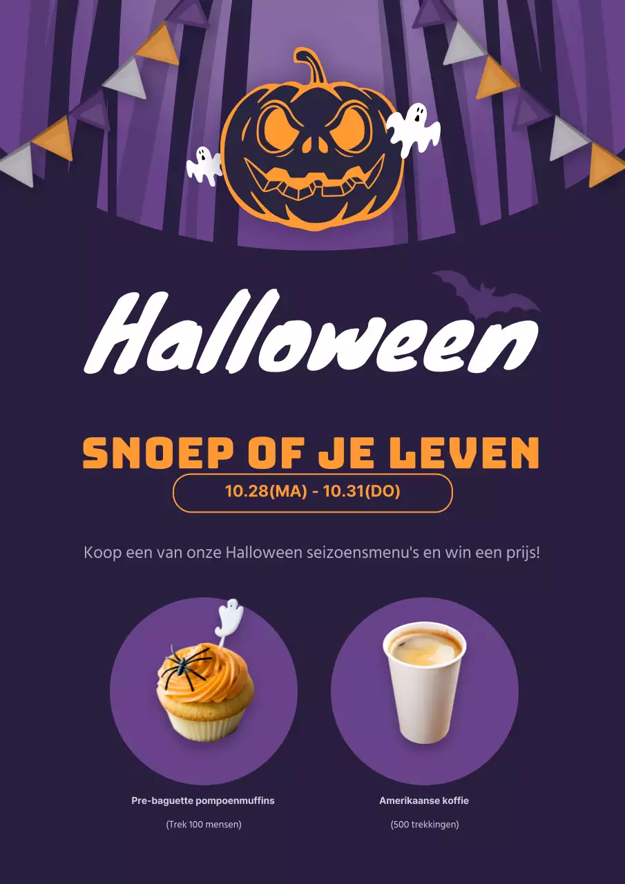 Halloween drankmenu evenementen