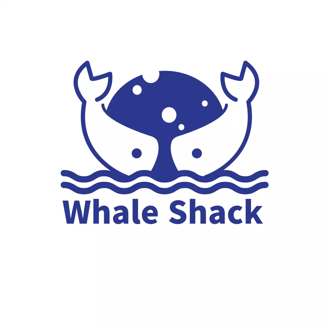 Blue Minimal Business Card Logo