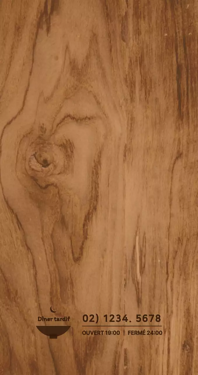 Promouvoir et informer un restaurant au concept simple et émotionnel en bois