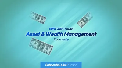 Blue Modern Wealth Promotion YouTube Thumbnail