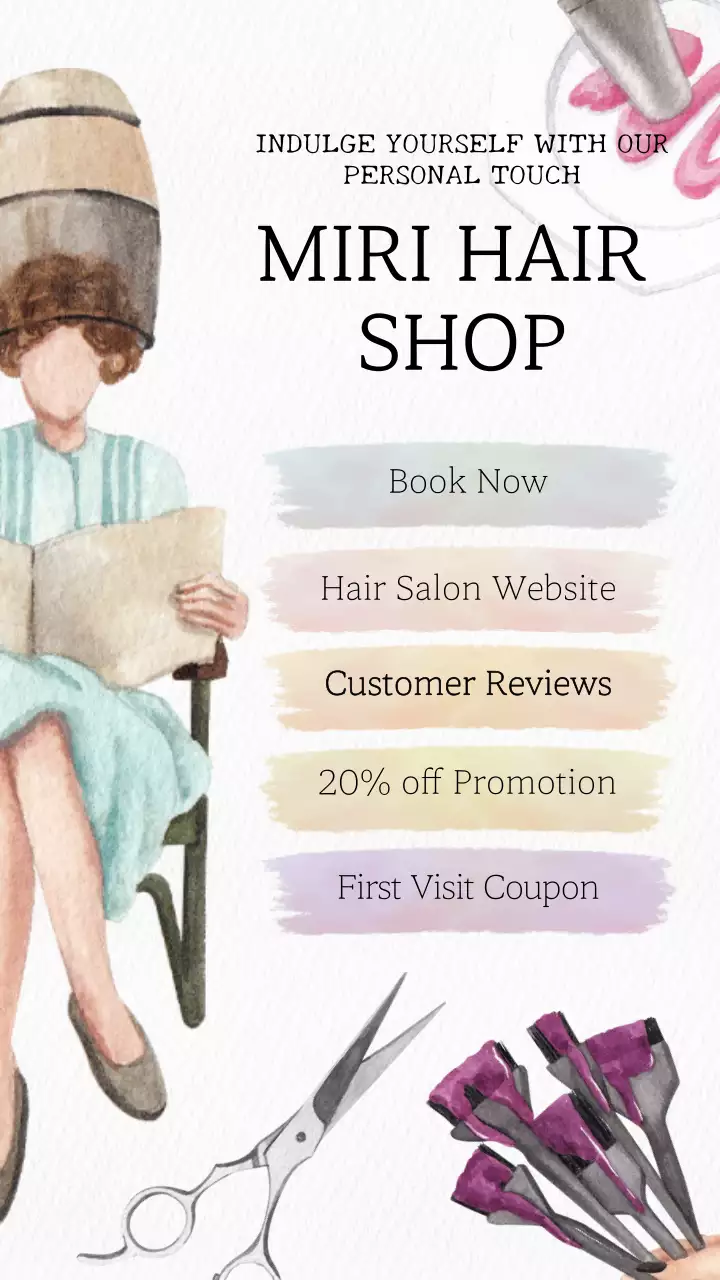 Sky-blue robe luxury salon appointment