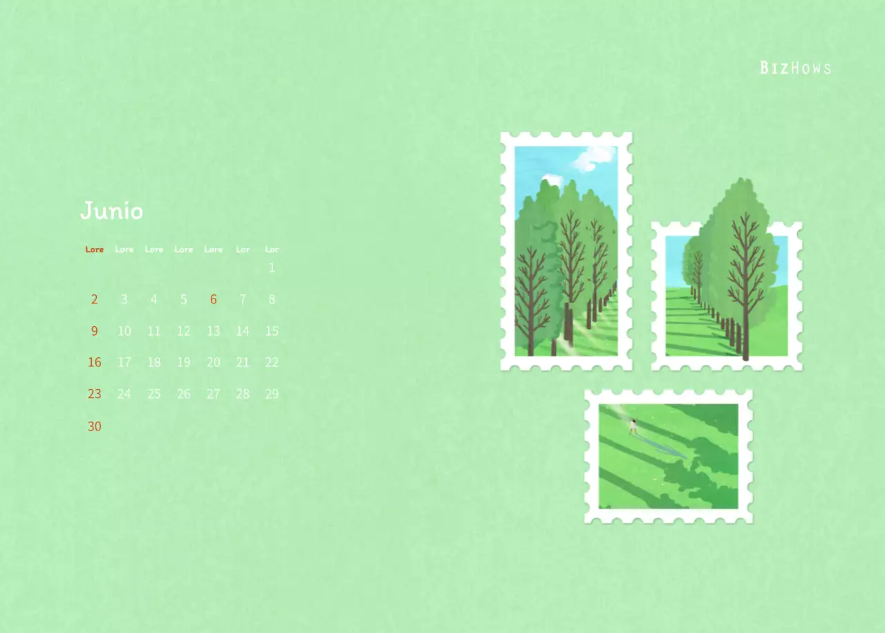 Ilustraciones de sellos con un concepto cálido