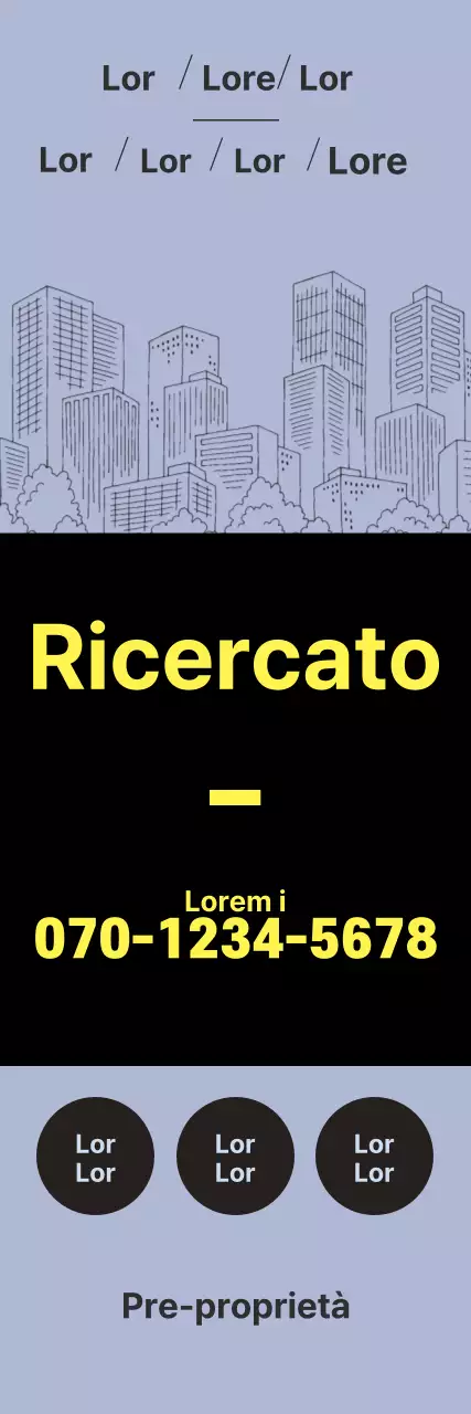 Annunci immobiliari in viola