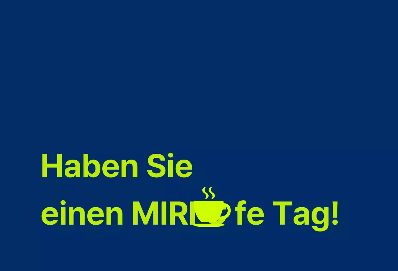 Cafe Ballette auf marineblauem Hintergrund