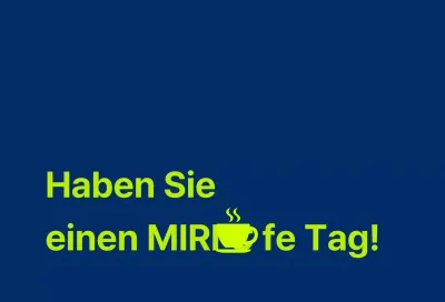 Cafe Ballette auf marineblauem Hintergrund