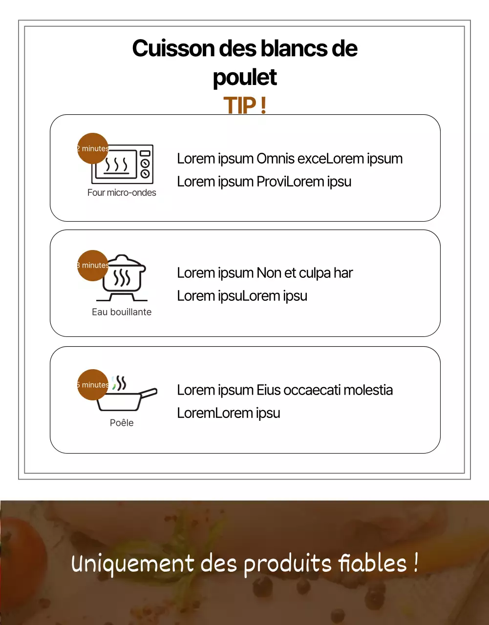 Page de détail de Brown's Diet Chicken Breasts