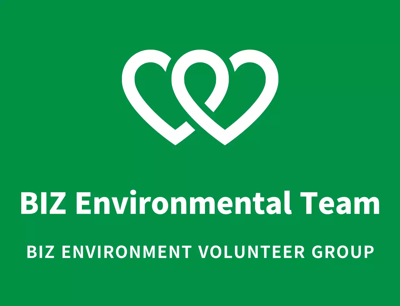 A clean service organization symbol logo style in light green and navy blue for a global environmental campaign organization.