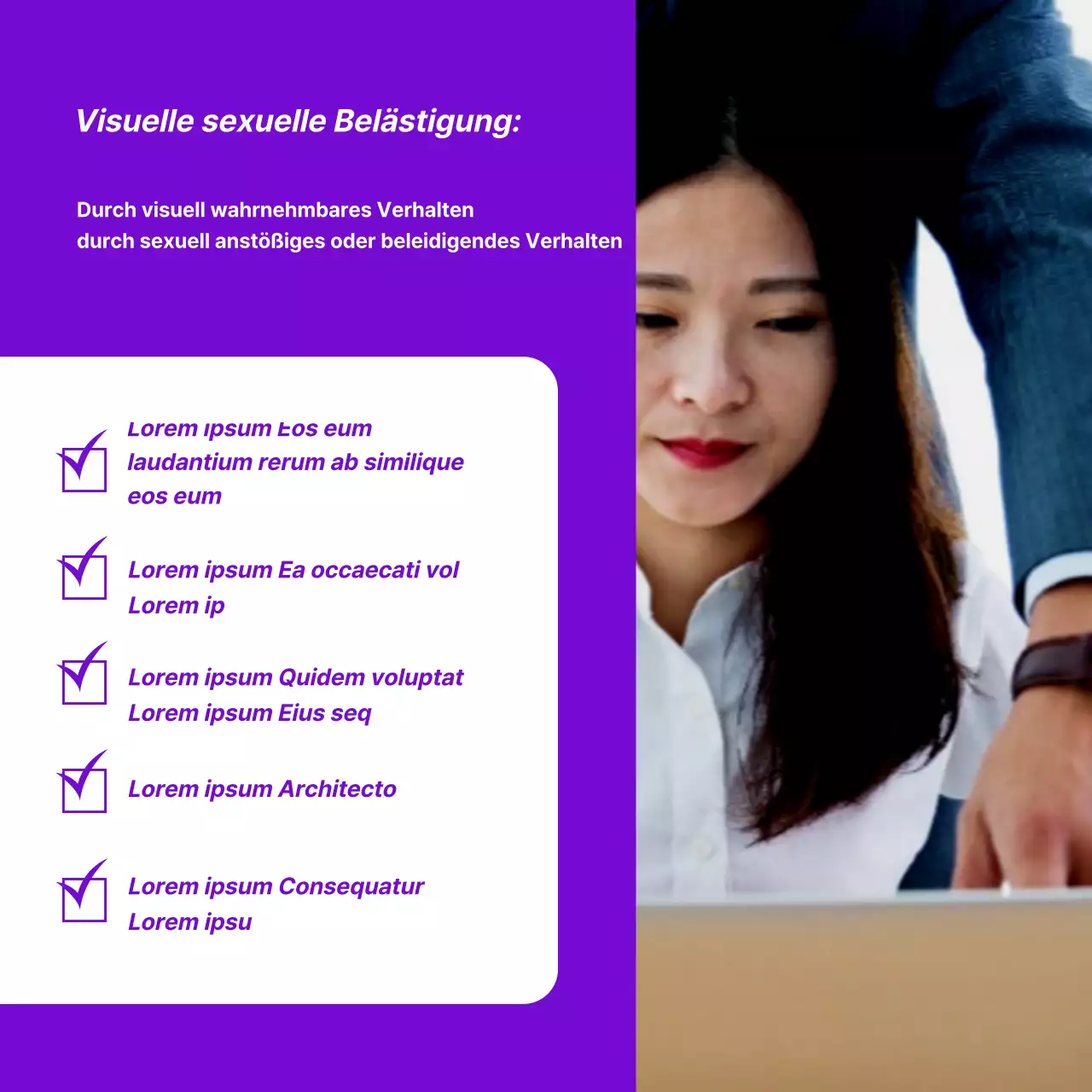 Sexuelle Belästigung