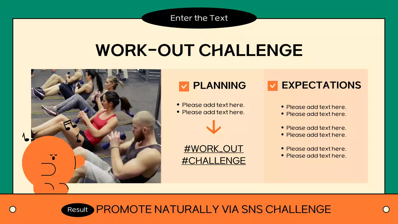 오렌지 모던 헬스 캠페인 프리젠테이션