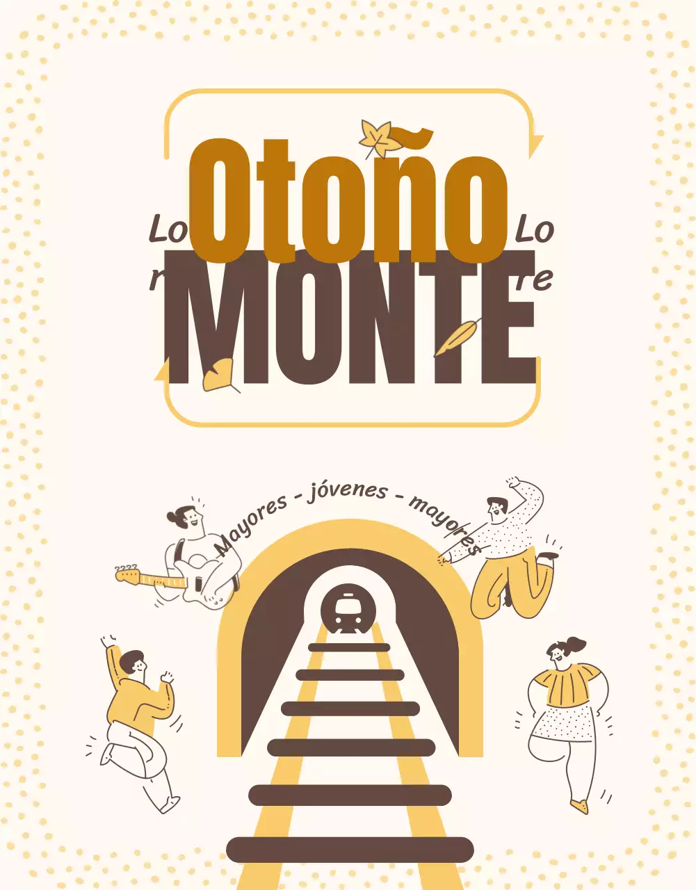 Otoño MT promociones y aplicaciones en un marrón y alegre estado de ánimo