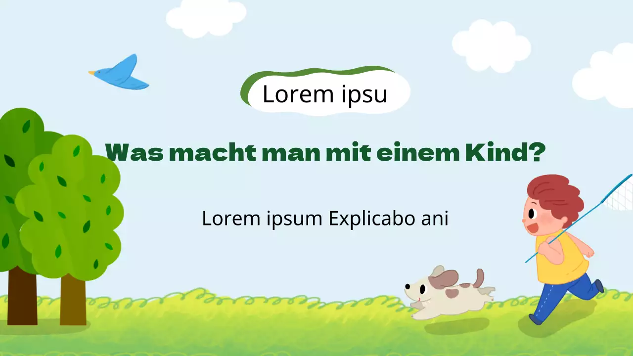 YouTube-Miniaturansichten mit niedlichen Illustrationskonzepten für die Sommerferien von Kindern