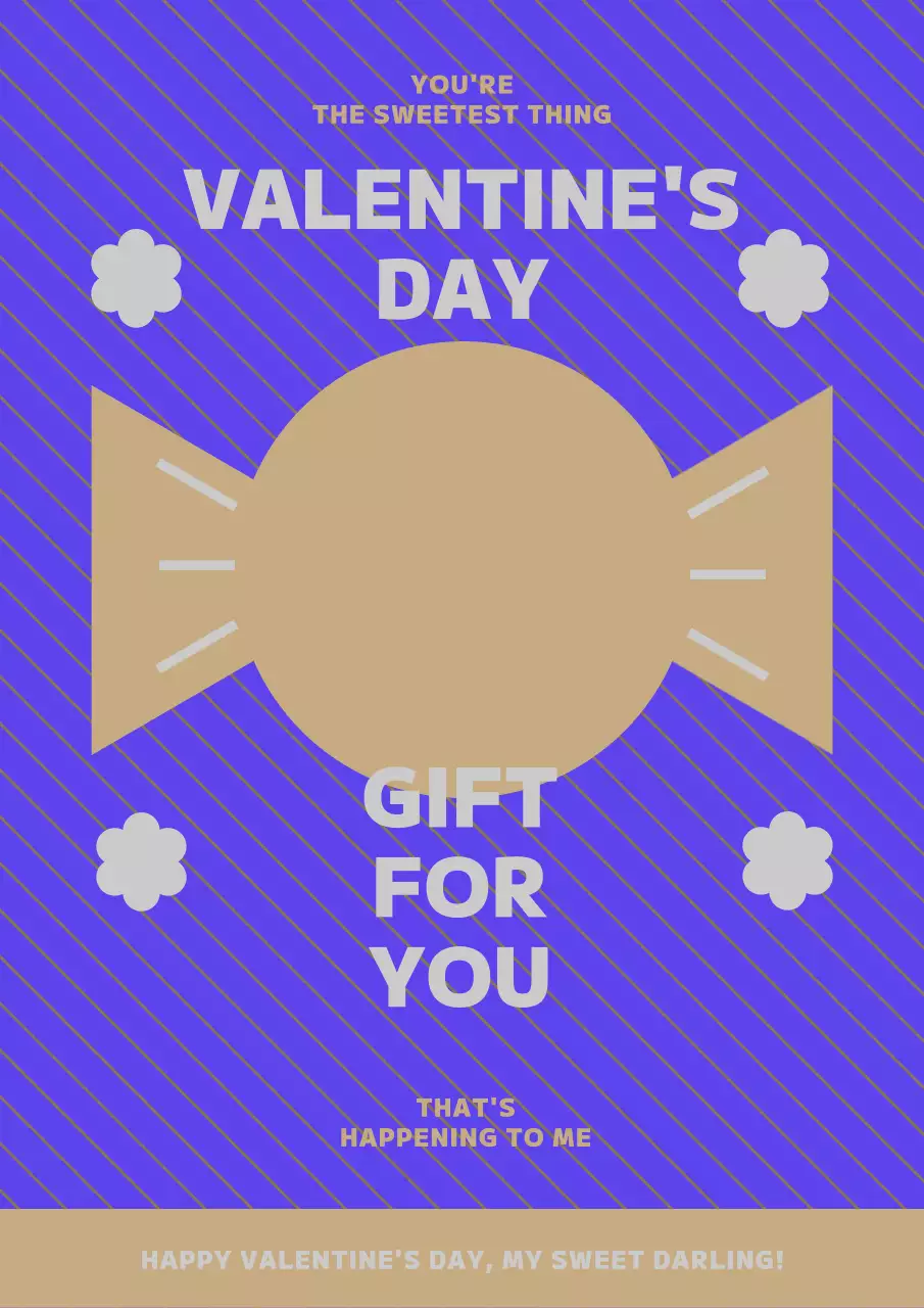 White Day in purple and brown