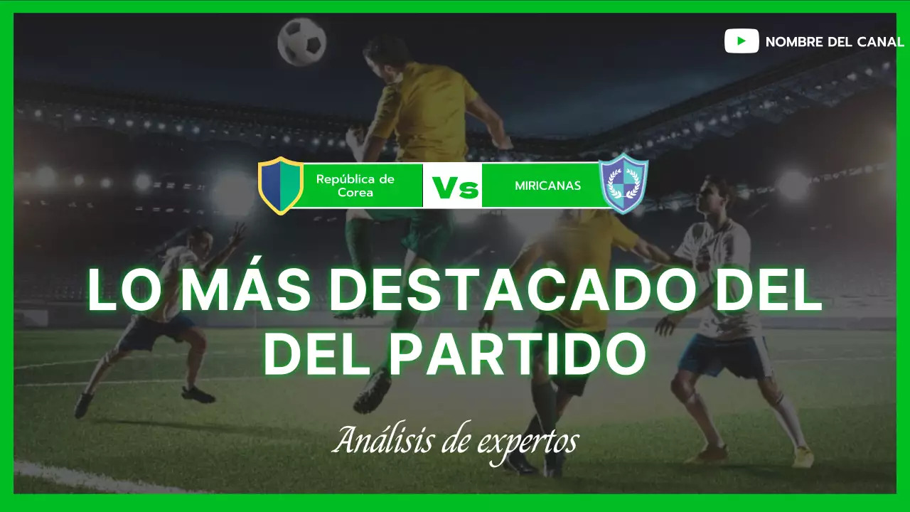 Green Simple Matchlight YouTube Thumbnail