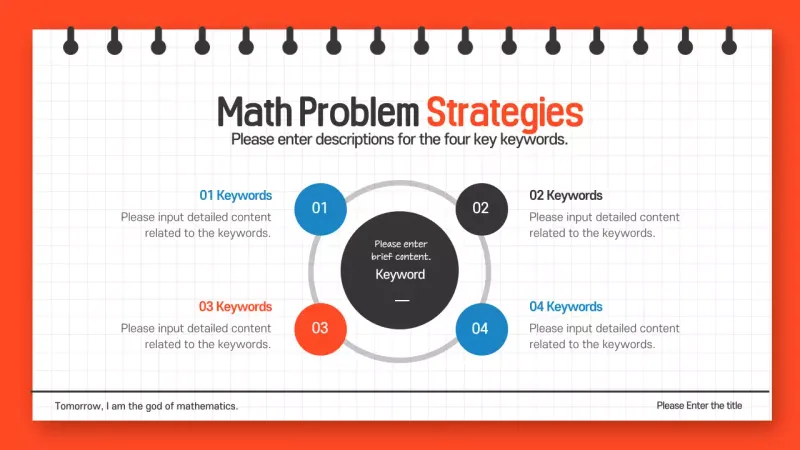 Infografis Panduan Matematika Modern Orange