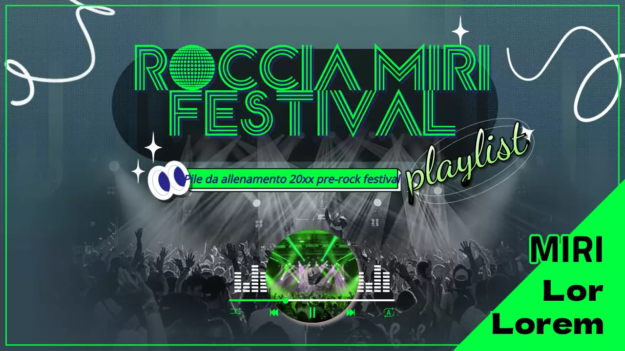 Una playlist da festival in verde