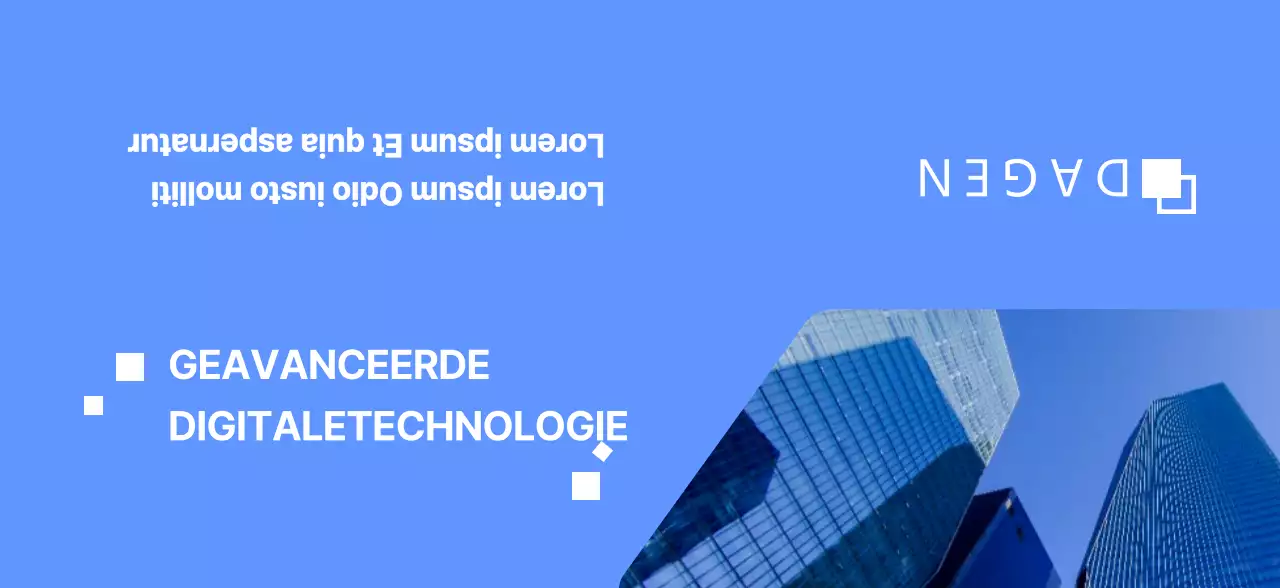 Wereldwijd bedrijfsconcept in blauw