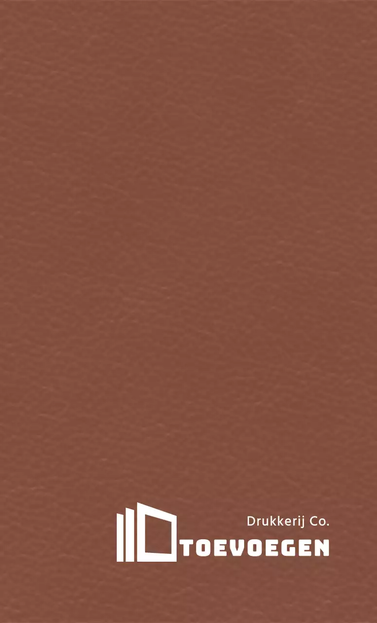 Conceptueel corporate promotiestuk met logosymbool in de vorm van nette papieren lagen