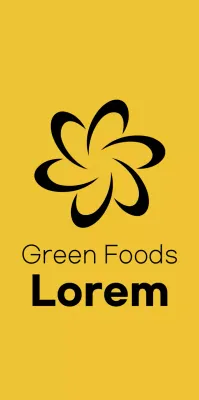 Simple, clean co-op symbol logo style in yellow and black for promotional and promotional purposes