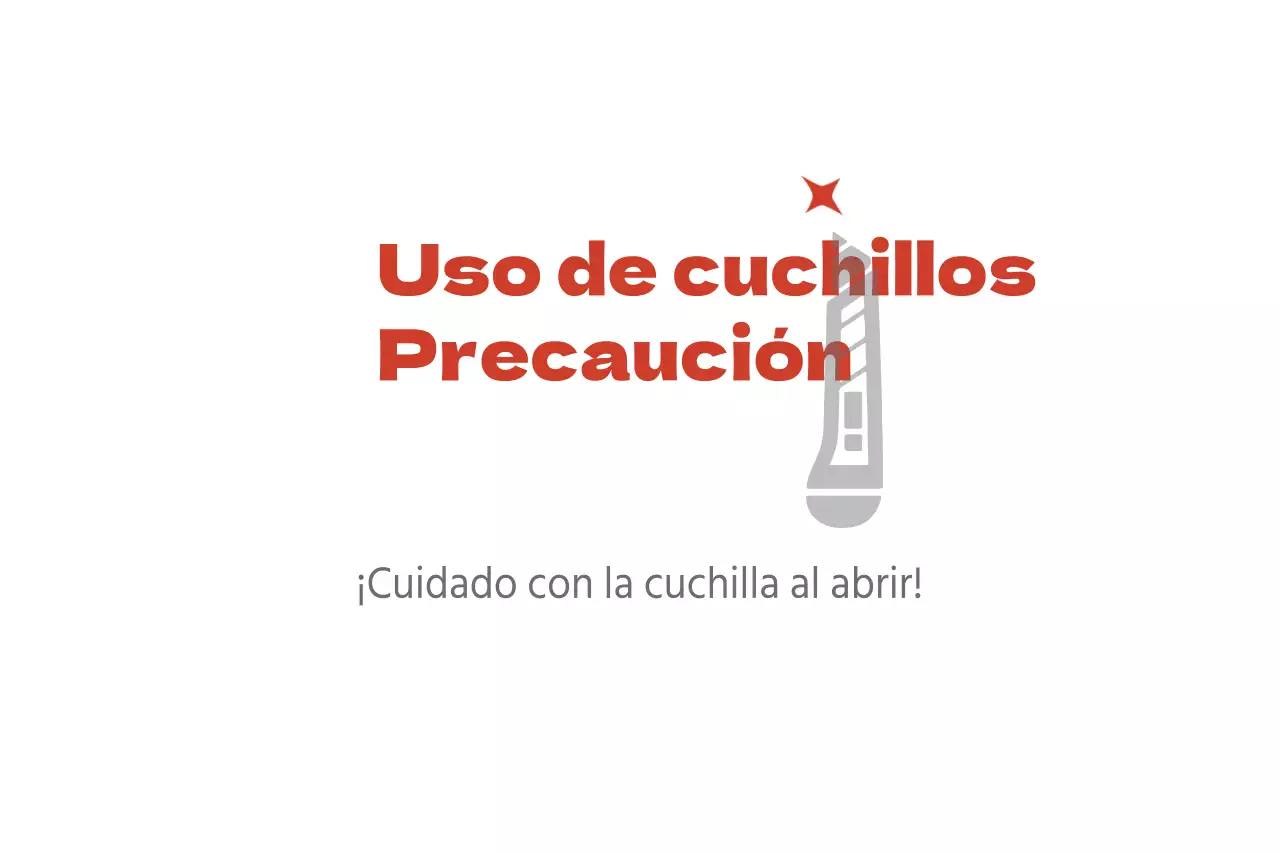Cuidado con los cuchillos