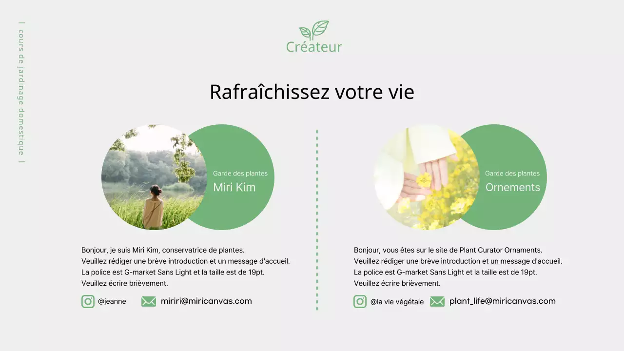 Vert olive, proposition de classe chaude (présentation)