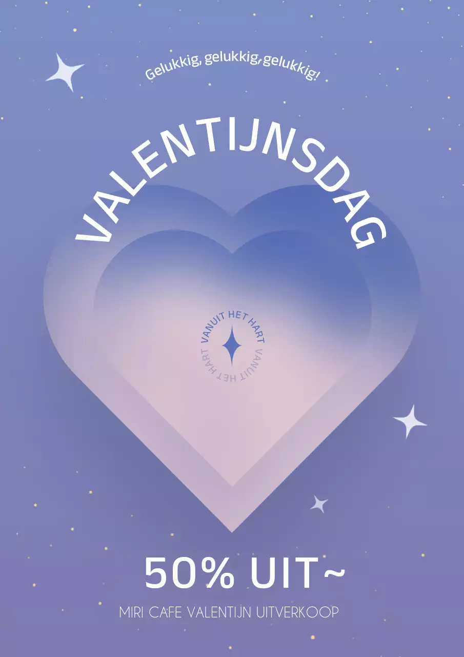 Speciale Valentijnsuitverkoop met mauve harten slotconcept