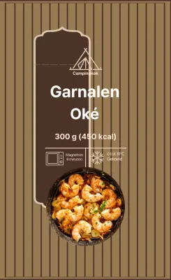 Bruin ivoorkleurig foto-gambas kooketiket