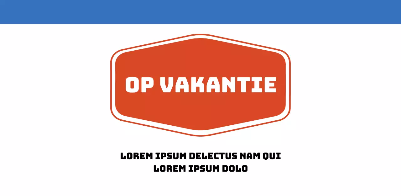 Retro concept nostalgiekalender in rood en blauw