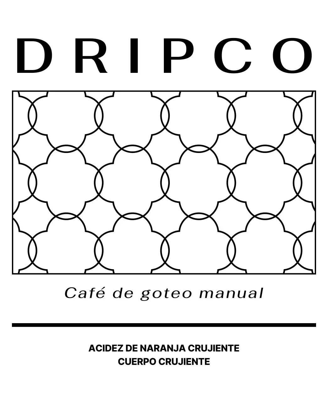 Diseño con un patrón de líneas negras