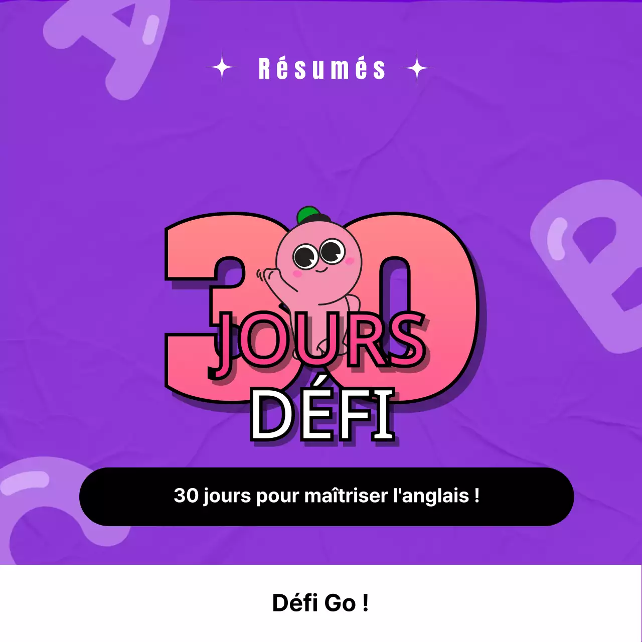 Un défi mignon, violet et rose de 30 jours pour développer des habitudes.