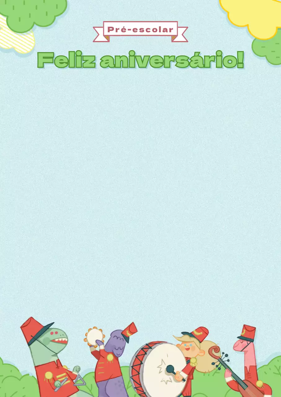 Celebração de ilustração de floresta verde e amarela