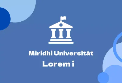 Balsaholz mit blauem Hintergrund und einem Logo, das die Schule darstellt.