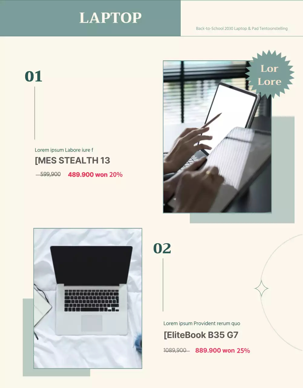 Back-to-school laptop pads in pastelkleuren Details van de elektronicatentoonstelling