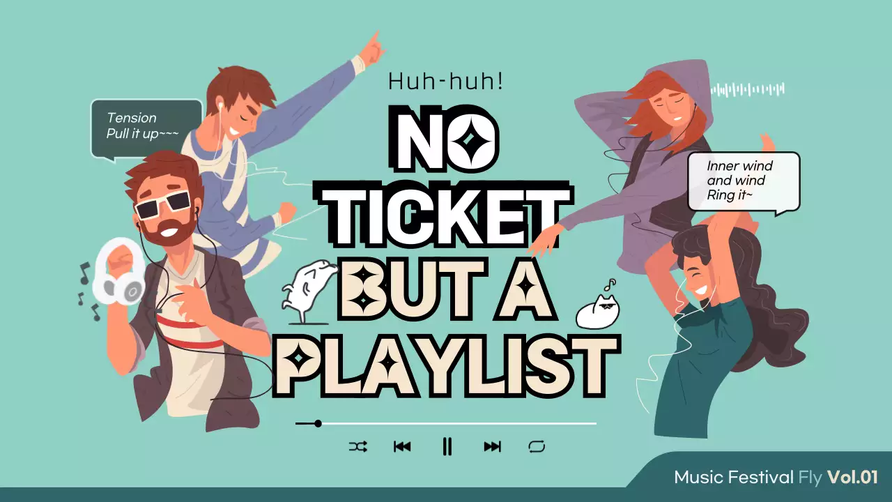 민트 레트로 뮤직 프로모션 유튜브 썸네일