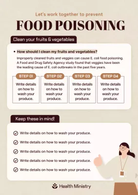 Beige Simple Food Safety Guideline