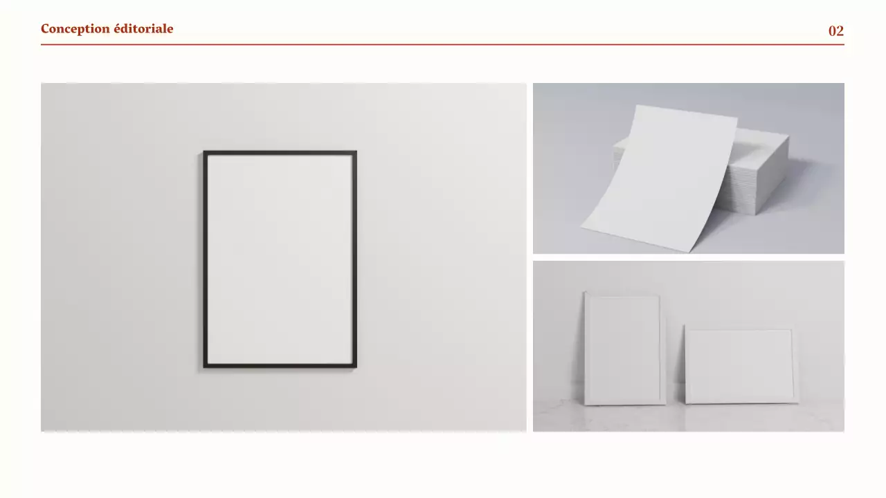 Portefeuille de design à pointe circulaire de couleur rouge