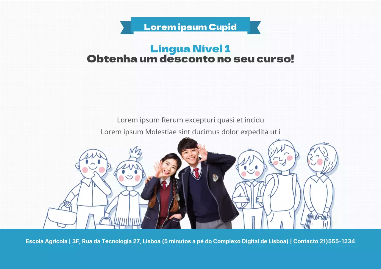 Descontos nas propinas dos cursos