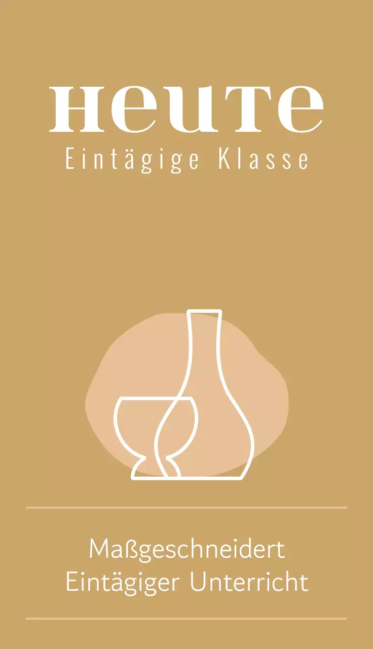 Förderung einer eintägigen Keramikschule mit einer ruhigen, emotionalen Atmosphäre in Weiß und Beige