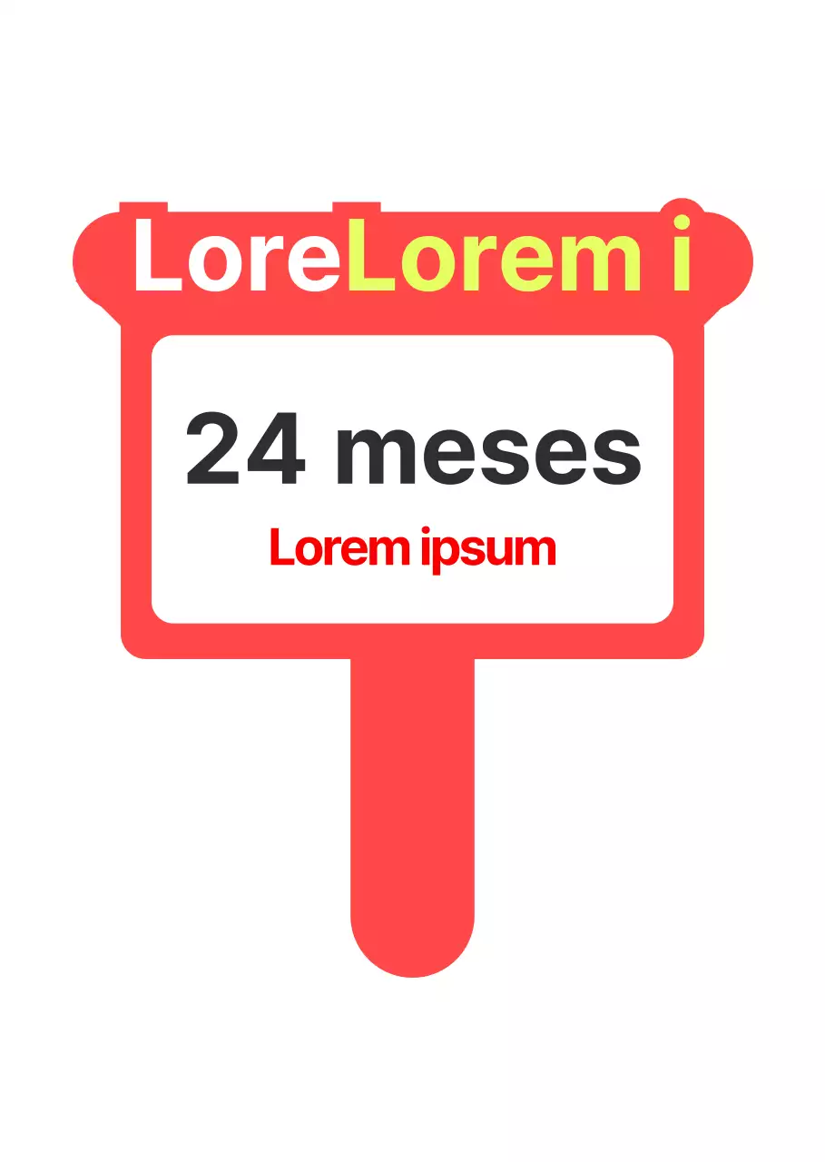 Cartel de Home Shopping en rojo