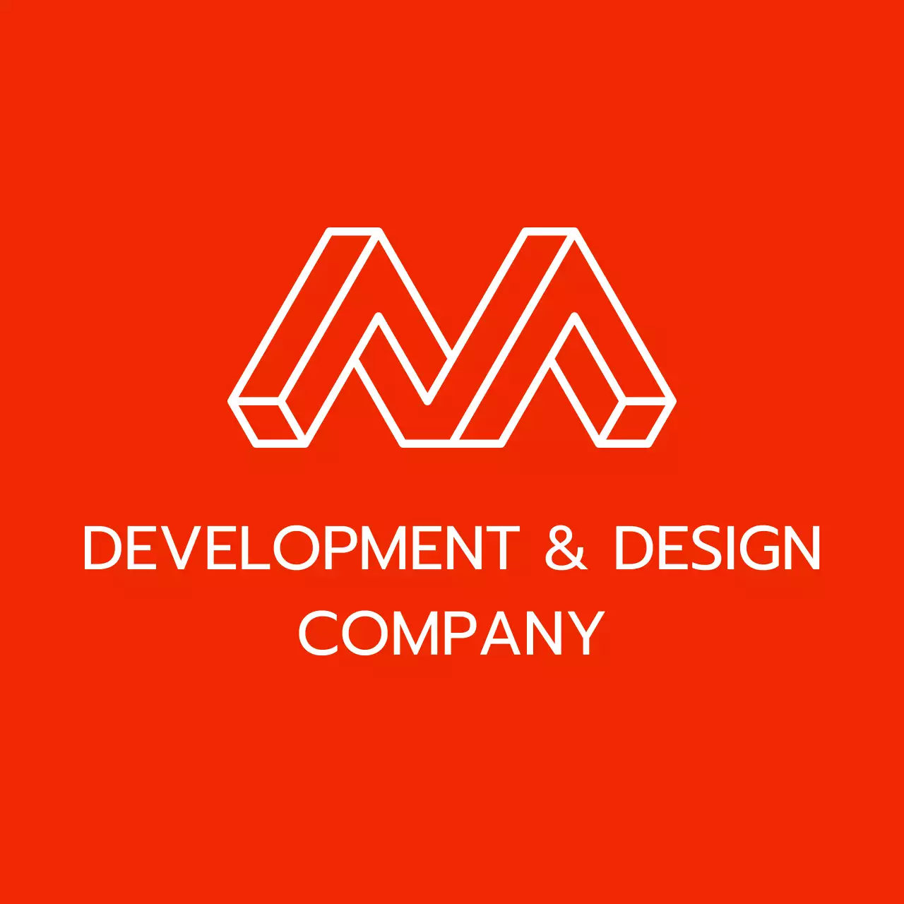 Simple design company sign