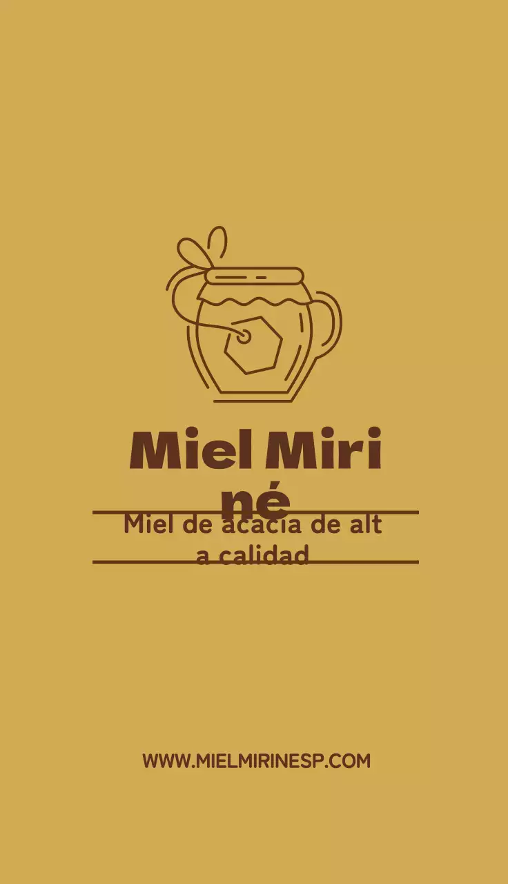 Marrón Amarillo Ilustración Apicultura Pulcra Miel