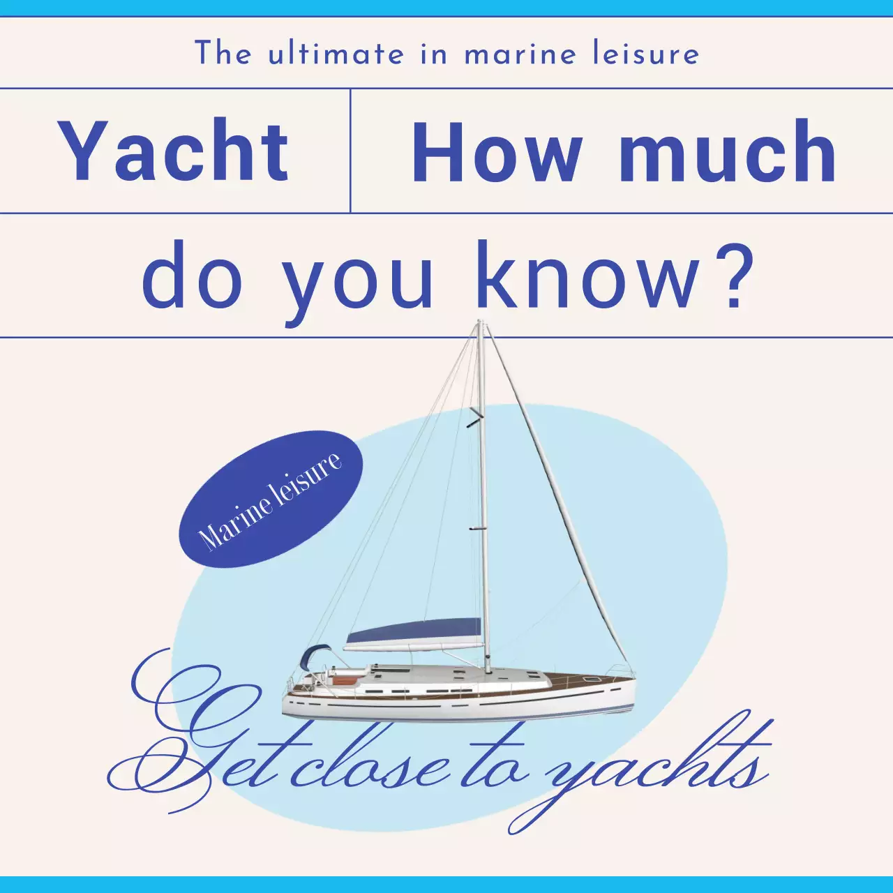 블루 모던 요트 가이드 인스타그램 캐러셀