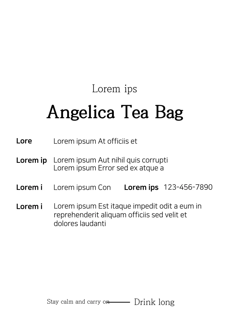 Kantong Teh Danggui Tradisional yang Sentimental